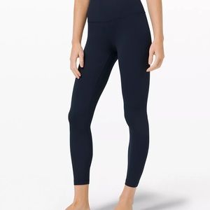 Lululemon Navy Blue Aligns 25”